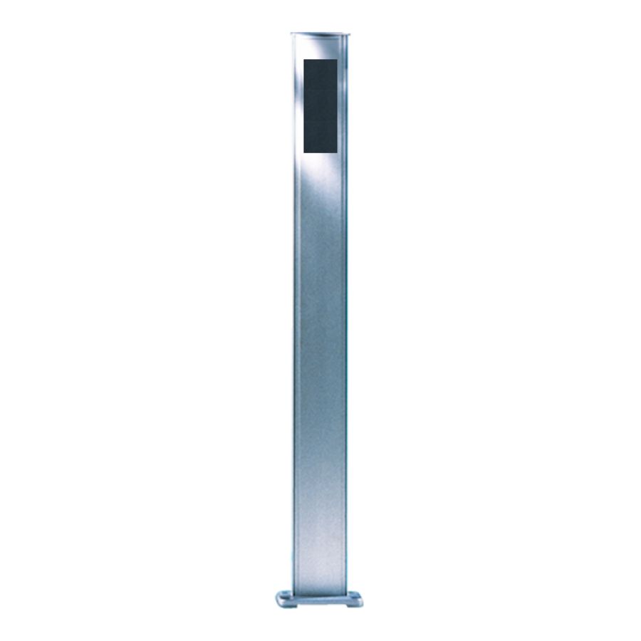 Powercom zuil 3 modulen hoogte 170cm