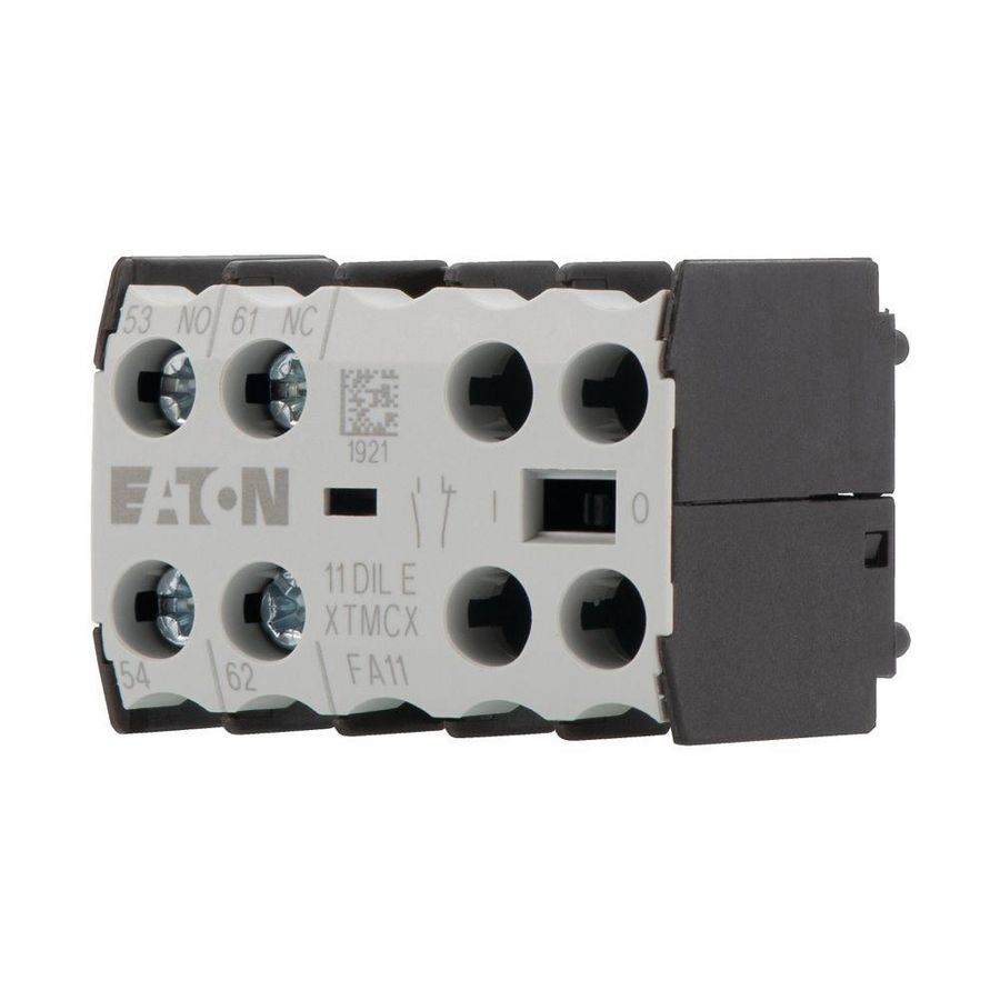 Hulpcontactblokje 1M+1V opbouw schroefaansluiting VVE=5