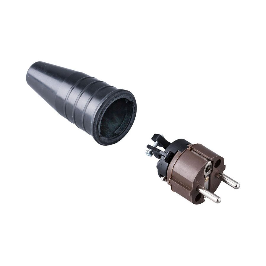 Volrubber contactstop 16A 250V bus/randaarde blok VVE=10