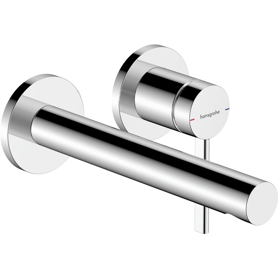 Eegreeps inbouw wastafelmengkraan 19,4cm Zesis S chroom