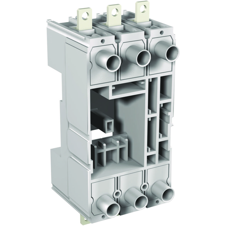 Sokkel voor XT4 plug-in horz. vert. achter aansluiting 3 P