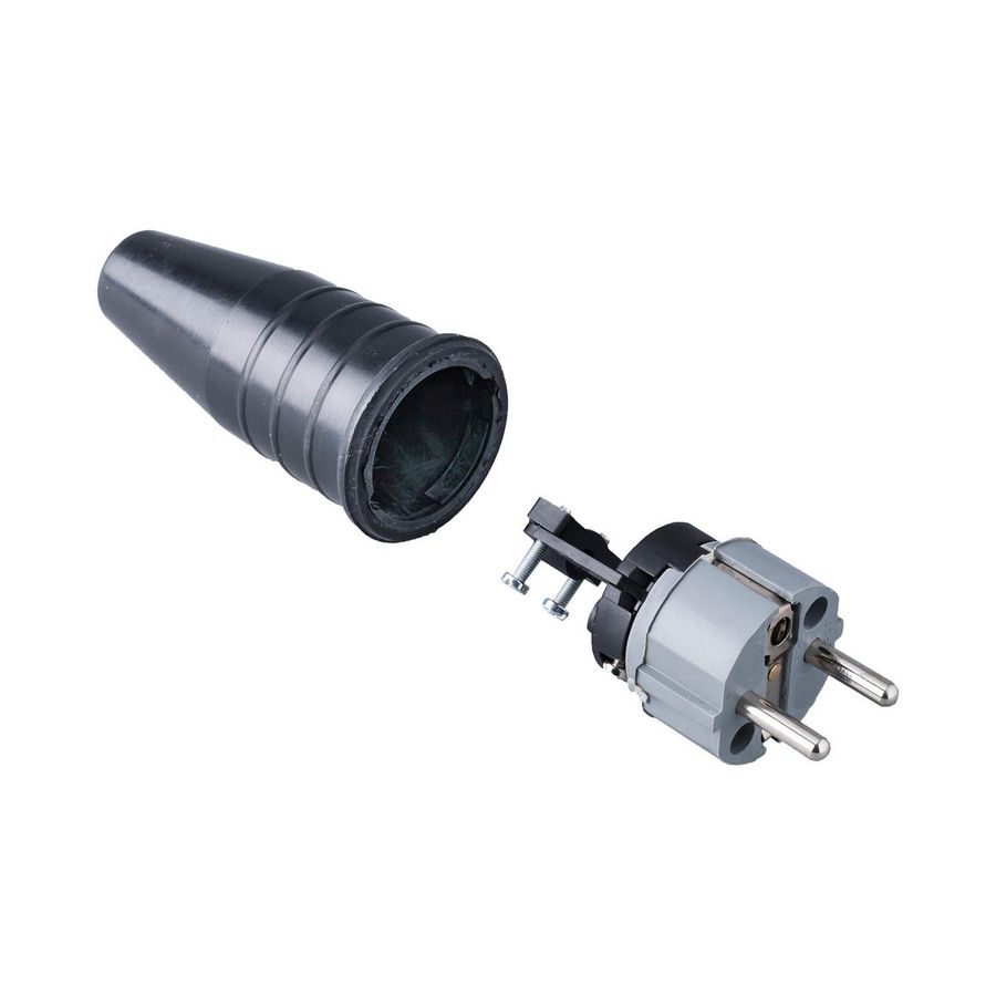 Volrubber contactstop 16A 250V bus/randaarde blok VVE=10