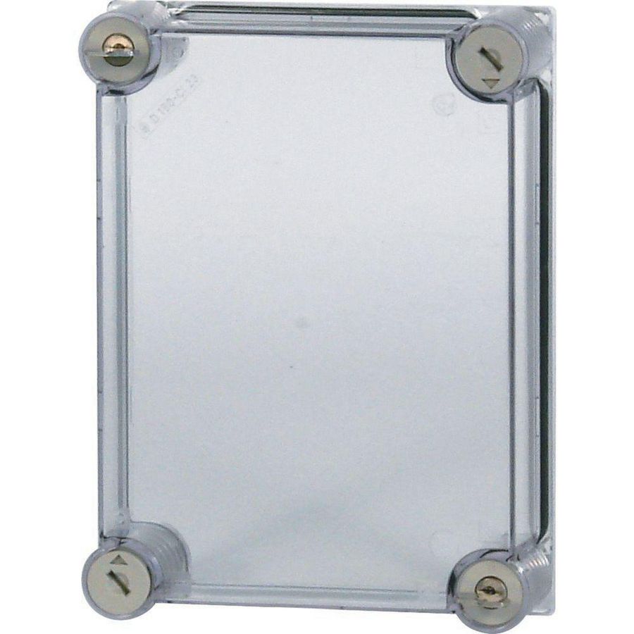 Deksel CI HxBxD=250x187,5x50mm transparant verzegelbaar