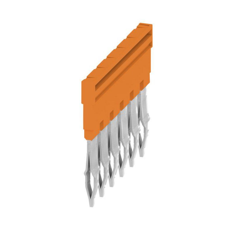 Dwarsverbinder (terminal) Plugged oranje 32 A p: 6, VVE=20