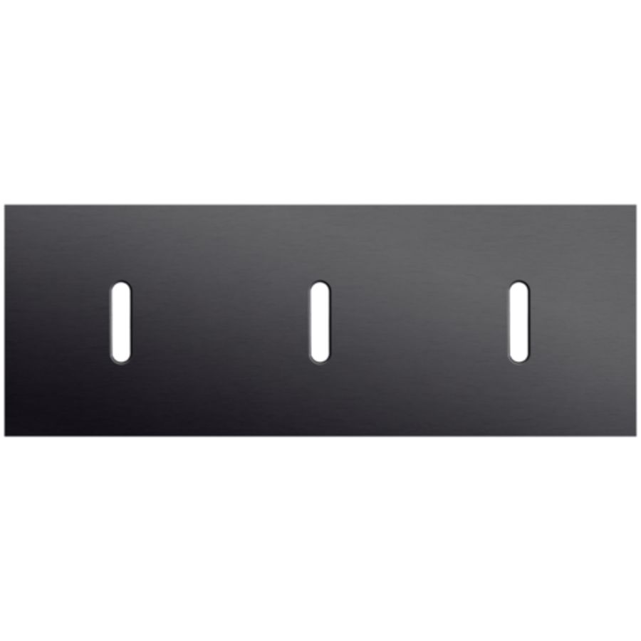 Afdekplaat 3-voud horiz. 71mm centerafst. 224-56701