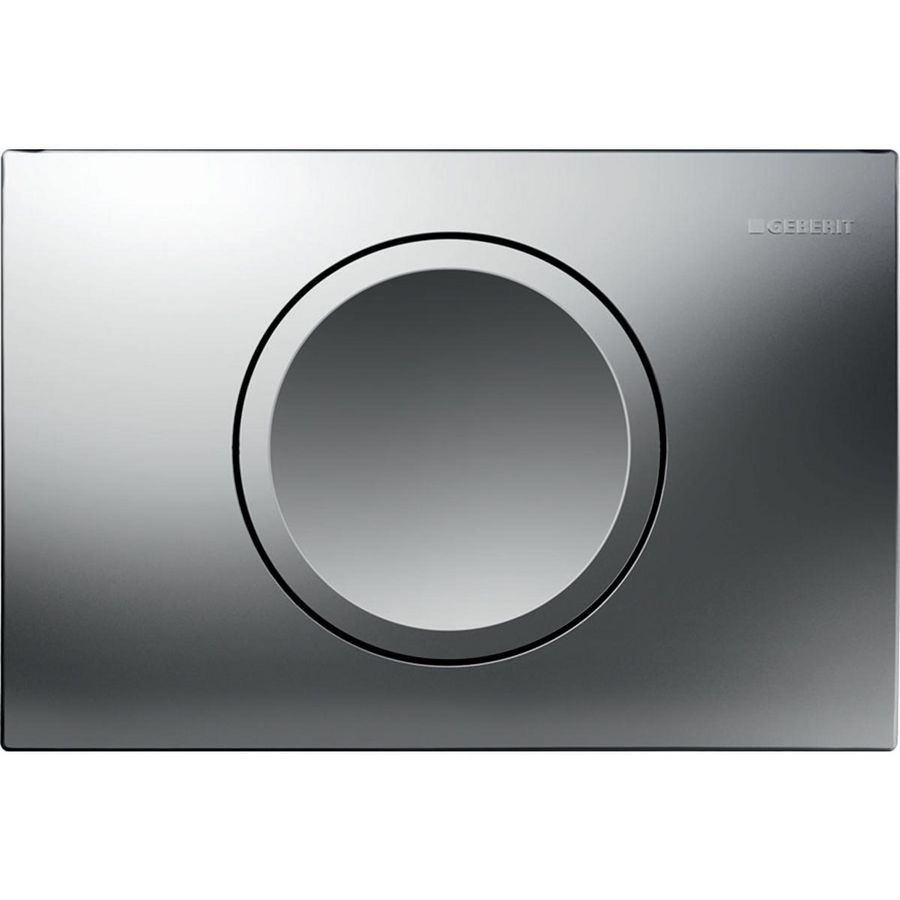 Bedieningsplaat 2-toets Delta15 ROUND mat chroom VVE=10