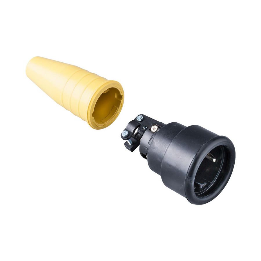 Volrubber koppelcontactstop 16A 250V randaarde VVE=100