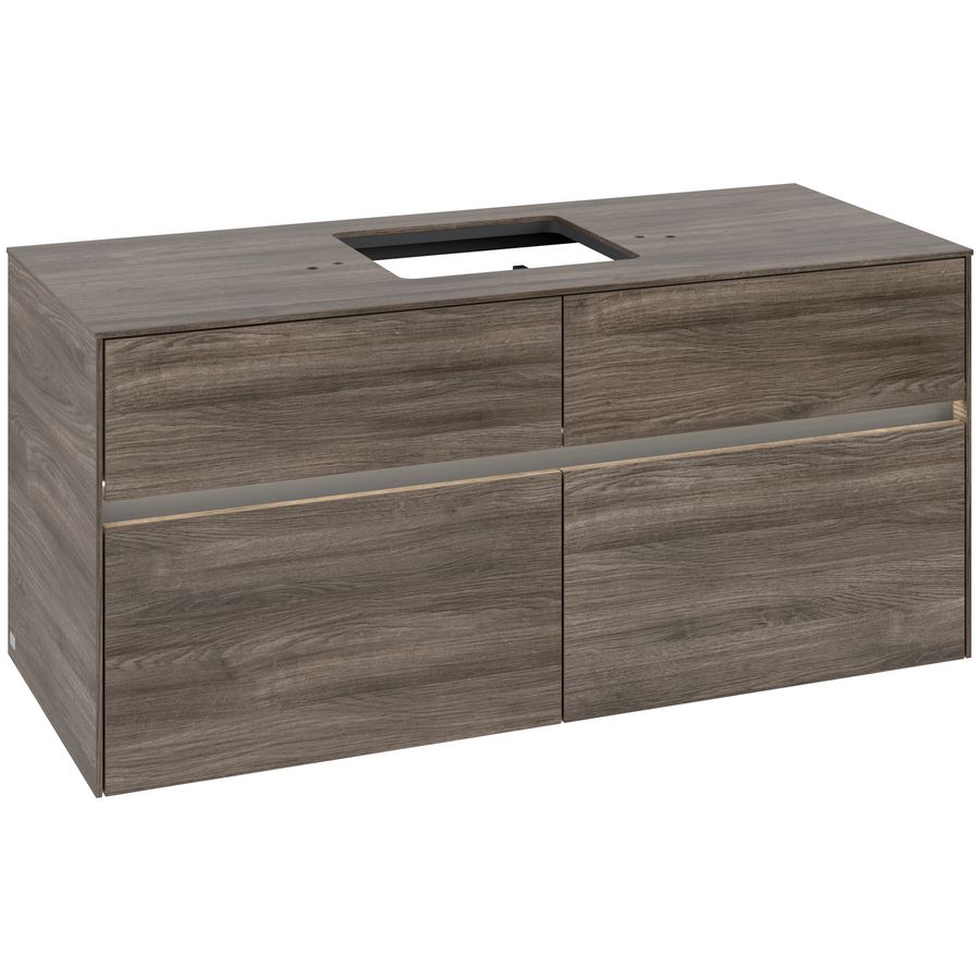 Wastafelonderkast Collaro 1200x548x500mm Sto.Oak C128B0RK