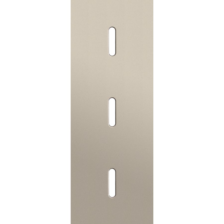 Drievoudige afdekpl. verticaal 71mm centerafstand drie enkel