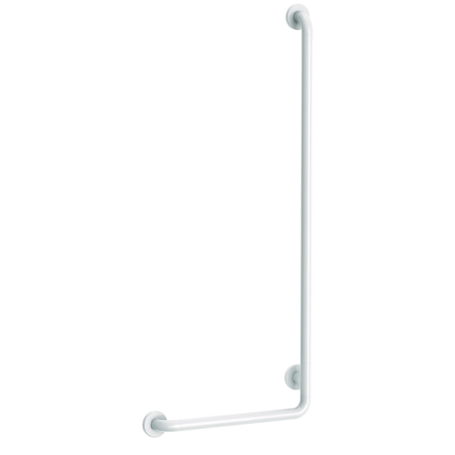 Greep L-vormig Ø32 H.1245 nylon wit