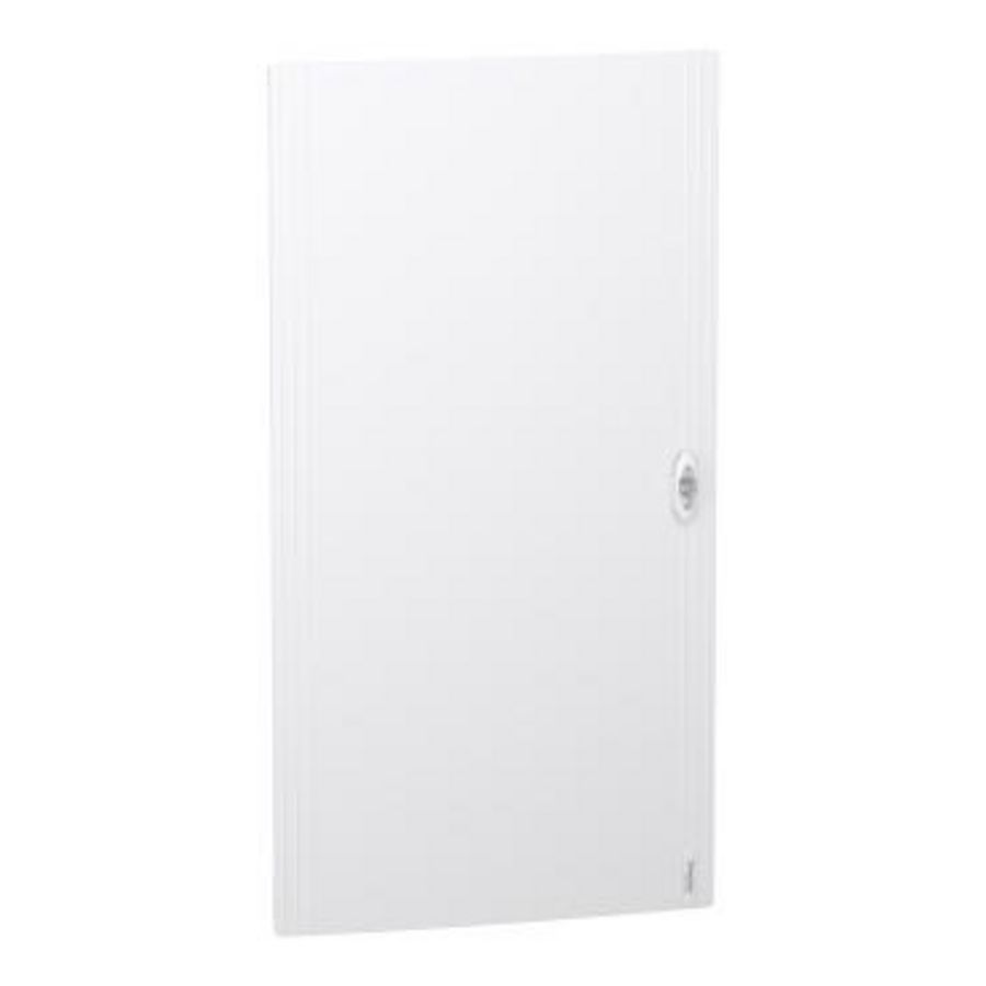 Deur PrismaSeT XS vol wit (RAL9003) verdeler 6 x 24 modules