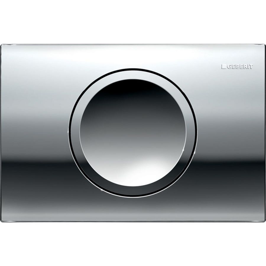 Bedieningsplaat 2-toets Delta15 ROUND chroom VVE=10