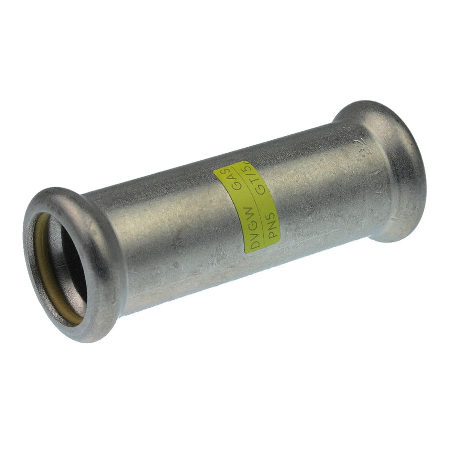 Schuifsok / reparatiekoppeling Xpress RVS gas 35mm R2703G