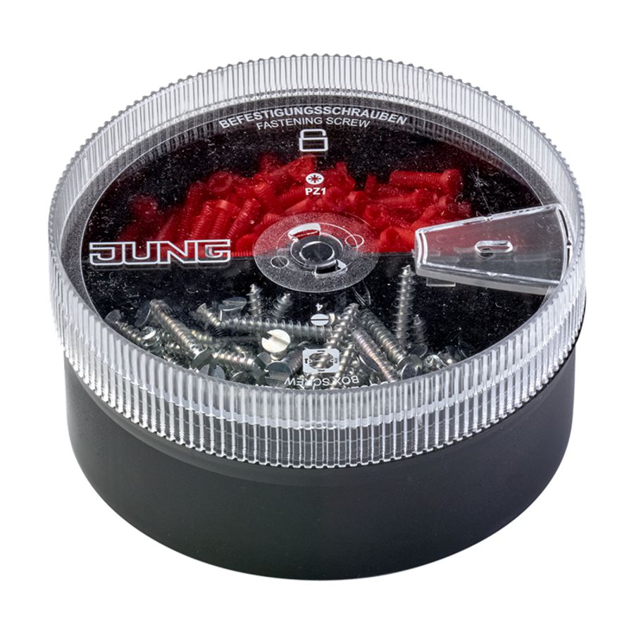 Assortiment box met verzinkte schroeven