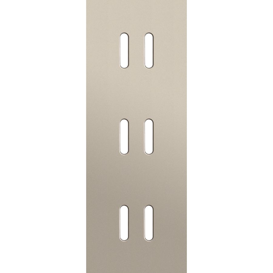Drievoudige afdekpl. verticaal 71mm centerafstand drie tweev