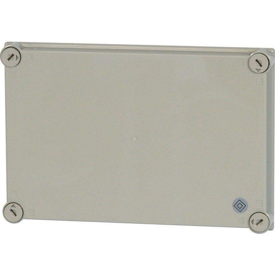 Deksel CI HxBxD=250x375x25mm RAL7035