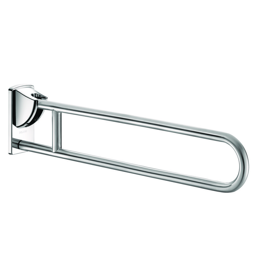 Closetbeugel opklapbaar Ø32 900mm RVS mat gepolijst