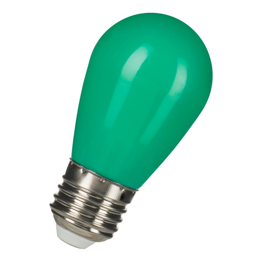 LED-lamp ST45 Party E27 1W groen