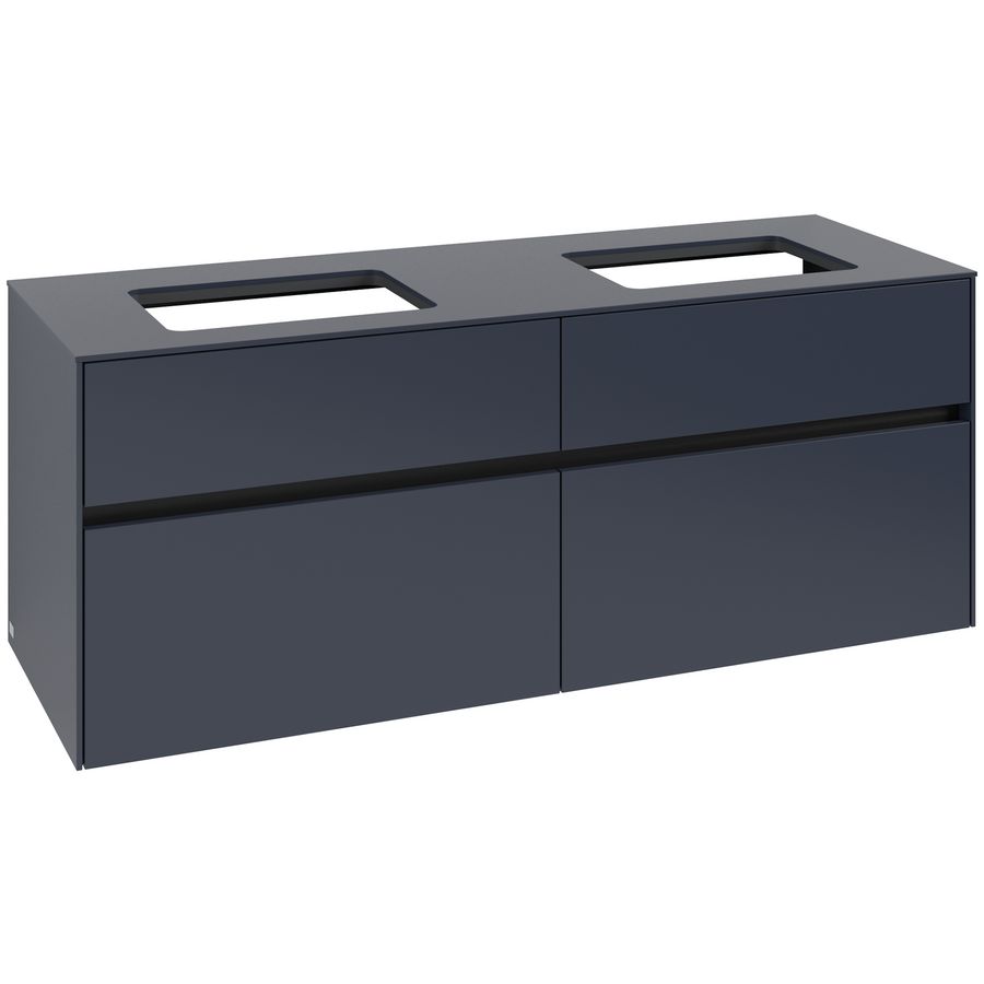 Wastafelonderkast Collaro 1400x548x500mm Marine Blue C119B0VQ