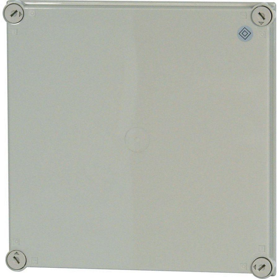 Deksel CI HxBxD=375x375x25mm RAL7035