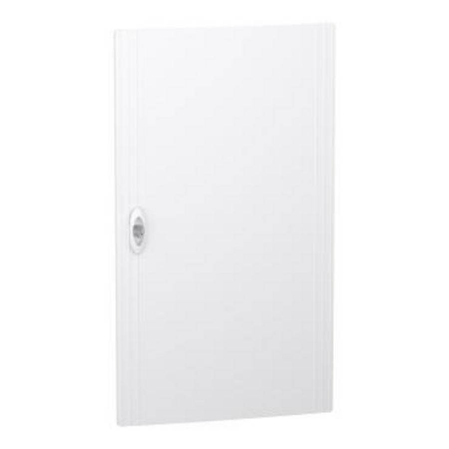 Deur PrismaSeT XS vol wit (RAL9003) verdeler 4 x 18 modules