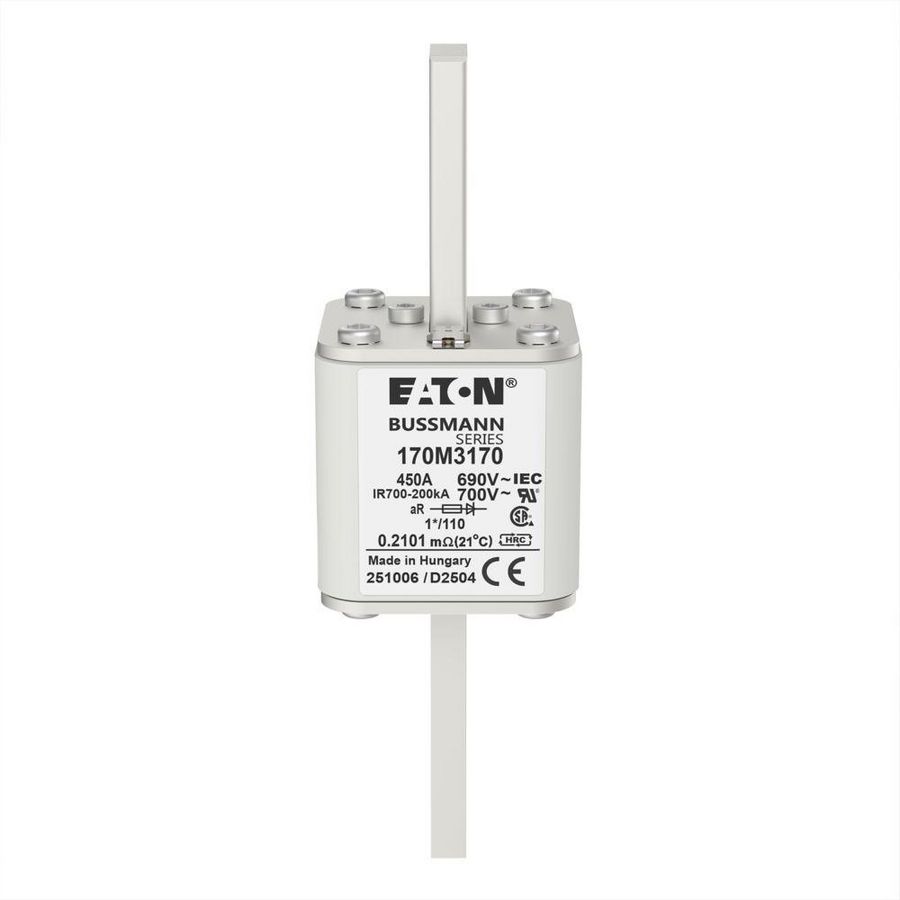 Zekering h. snelheid 450A AC 690V 200kA compact 1 45x VVE=6
