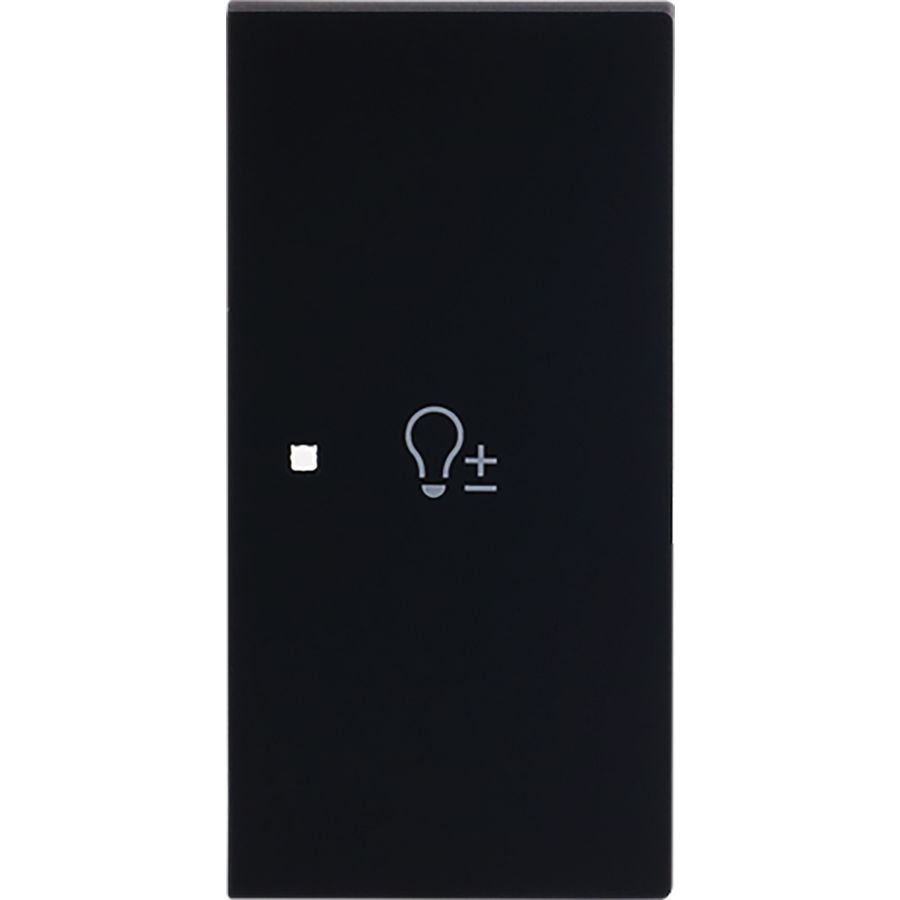 Free@Home bedieningswip rechts 2-voudig dimmer art-matzwart (6234-22-45M)