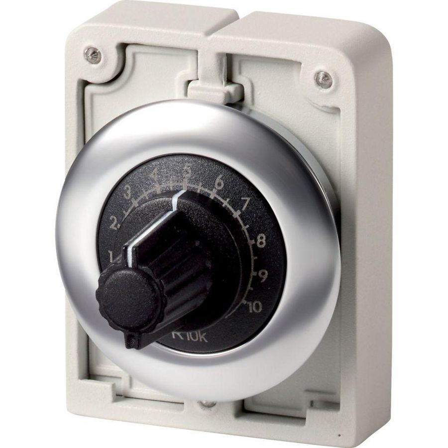 Potentiometer 30mm RVS vlak 10K M30I-FR10K