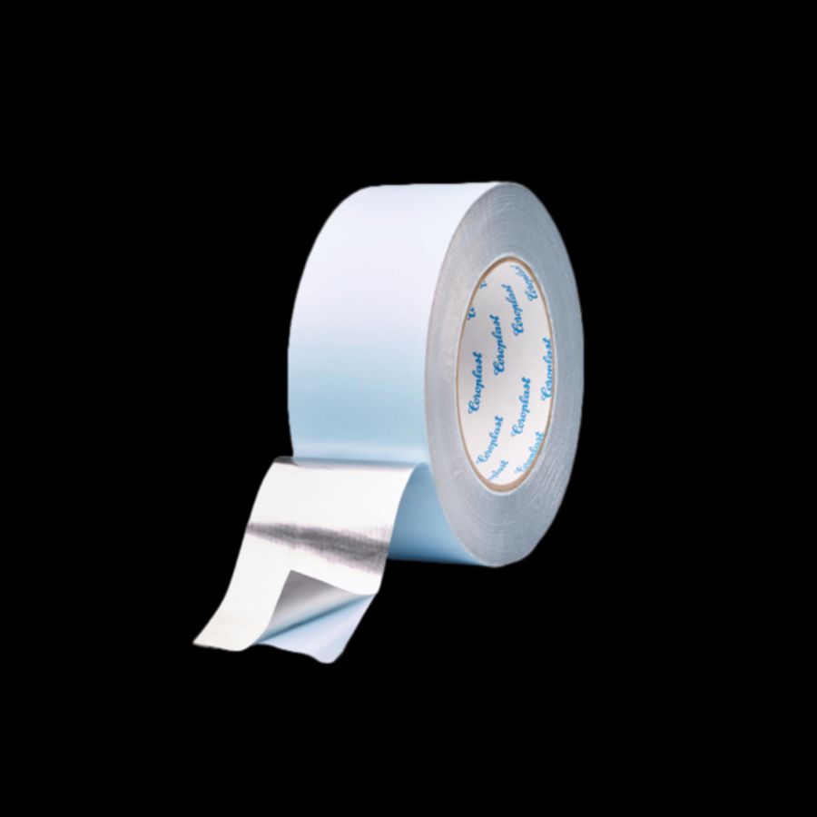 Aluminiumtape 50mm breed L=100m. VVE=24