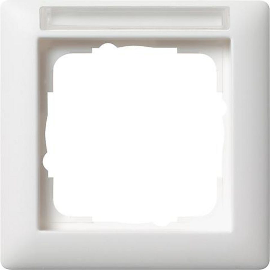 Afdekraam 1-voudig TK Gira Standard 55 zuiver wit m