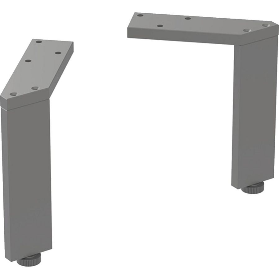 Set Steunpoten Smal 2 Stk H150mm Lava/Poedergelakt Mat