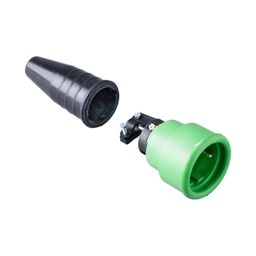 Volrubber koppelcontactstop 16A 250V randaarde blok VVE=10
