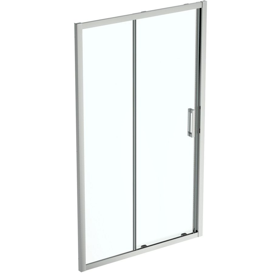 Schuifdeur Connect 2 2-delig 1200x1955mm omkeerbaar zilver