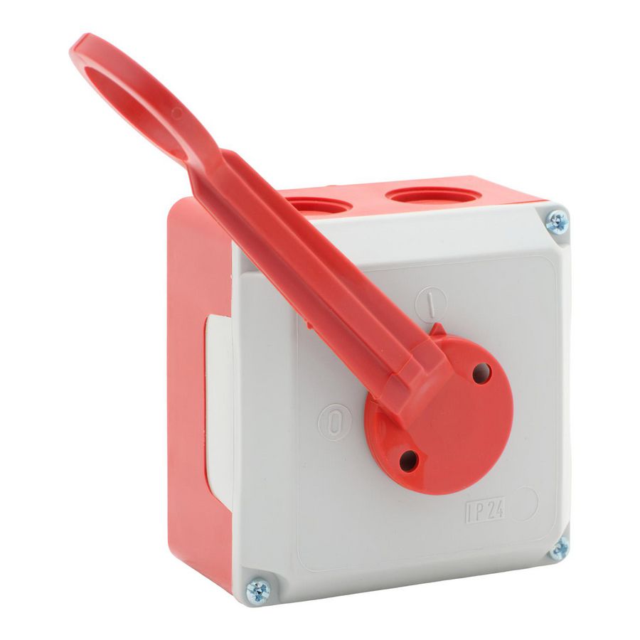 Brandweerschakelaar 32A 4-polig opbouw