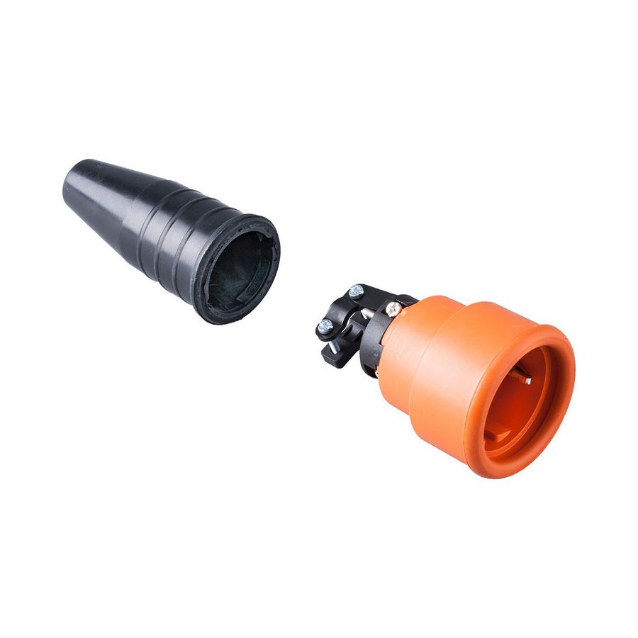 Volrubber koppelcontactstop 16A 250V randaarde blok VVE=10
