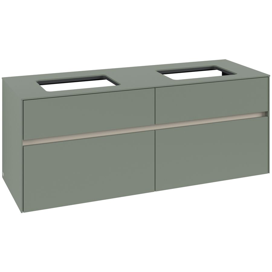 Wastafelonderkast Collaro 1400x548x500mm Soft Green C119B0AF