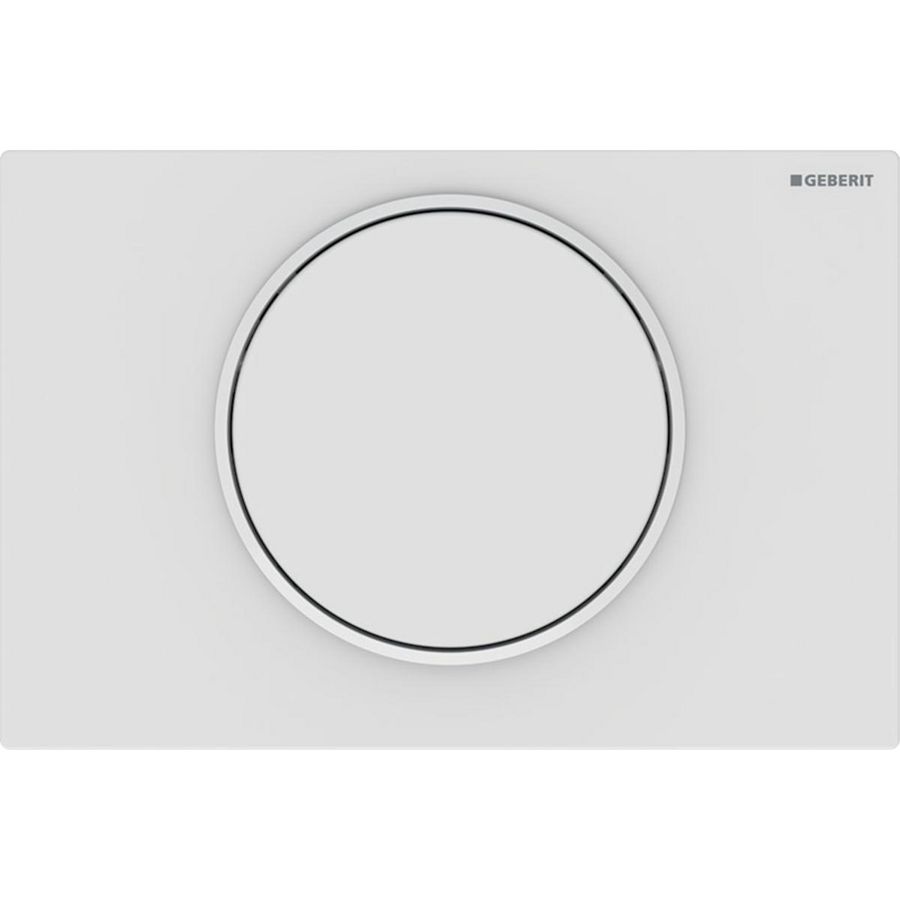 Bedieningsplaat spoel/stop toets Sigma10 ROUND matwit/wit/matwit
