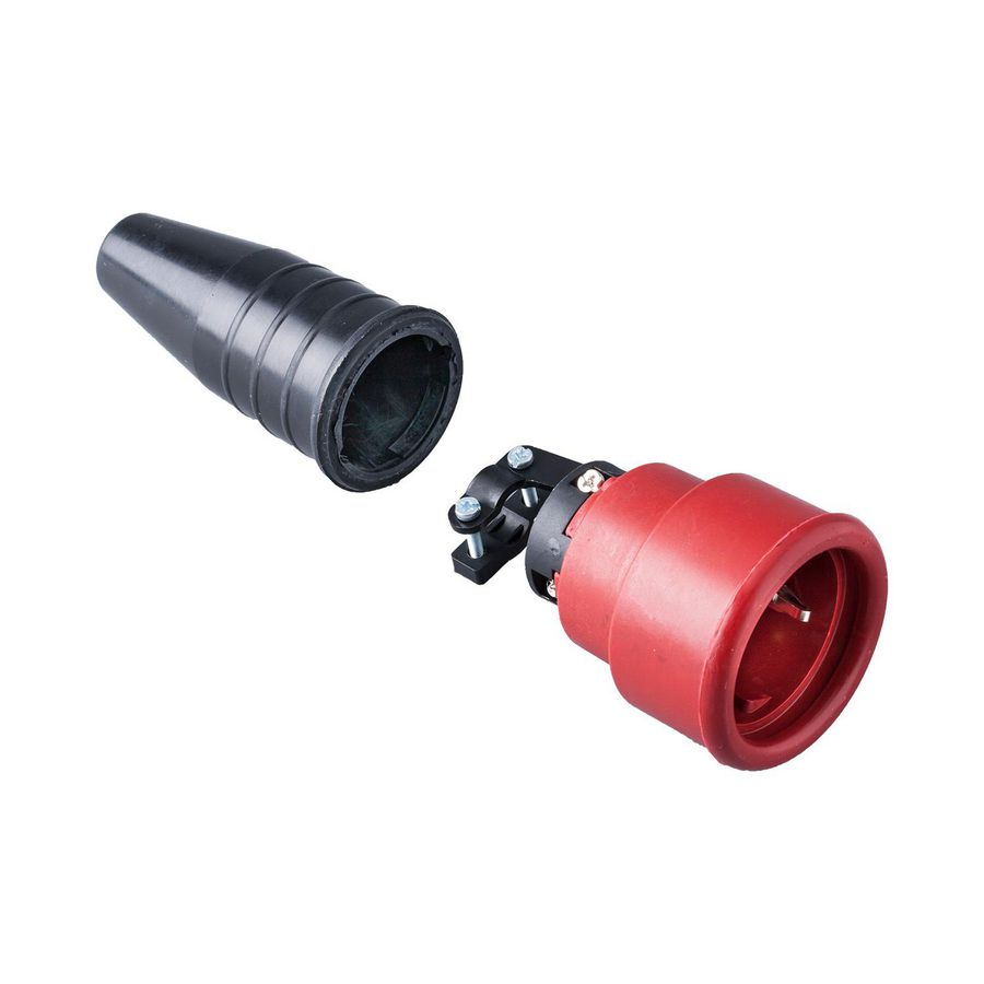 Volrubber koppelcontactstop 16A 250V randaarde blok VVE=10