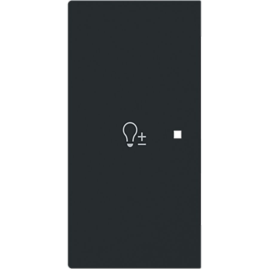 Free@Home bedieningswip links 2-voudig dimmer art-matzwart (6234-21-45M)
