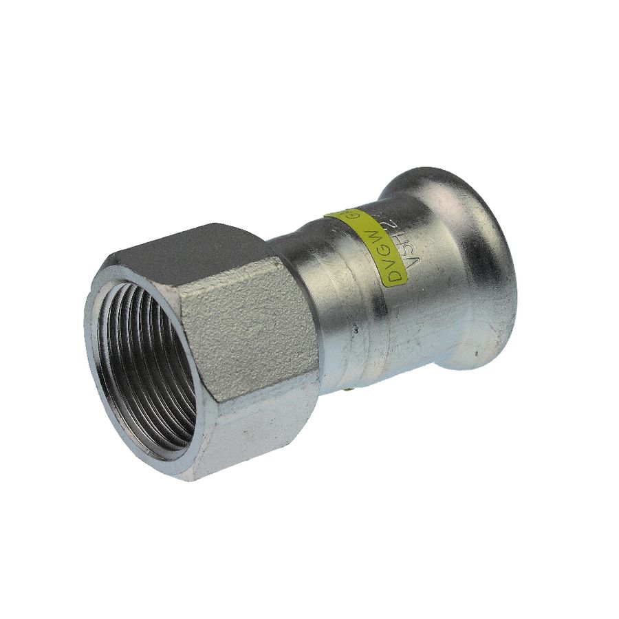 Schroefbus recht Xpress RVS gas 15x1/2"bn. R2702G VVE=10