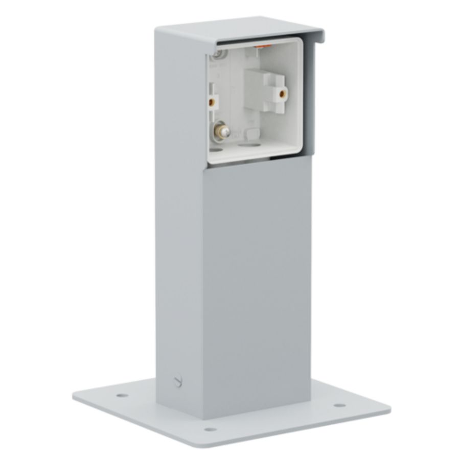 Spuitwaterdichte tuinpaal grondplaat 1 Hydro functie grijs