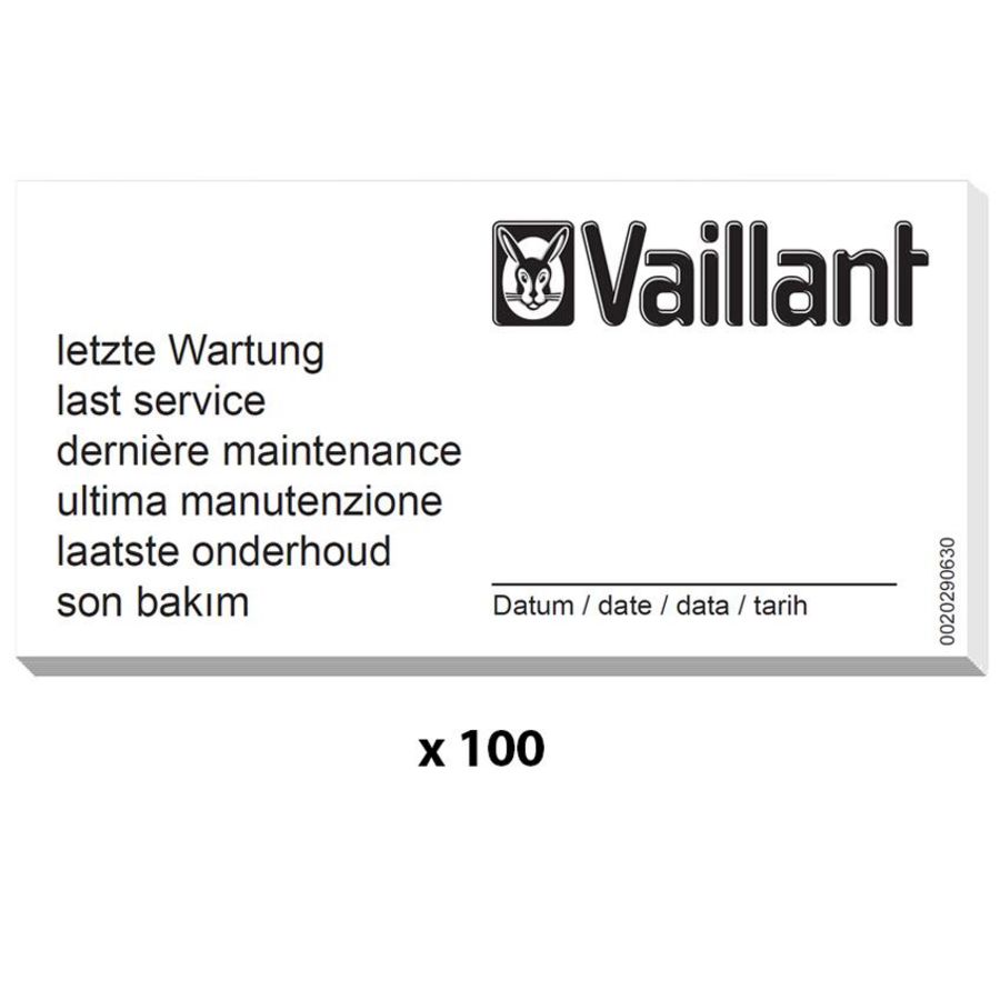 Set a 100st. Etiket onderhoud 0020270732