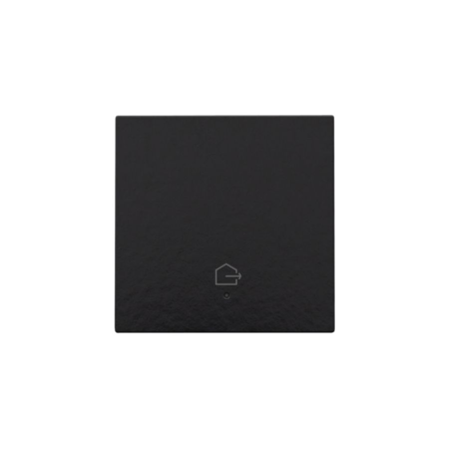 Afwerkingsset lens geconn. enkelv. Schakelaar piano black