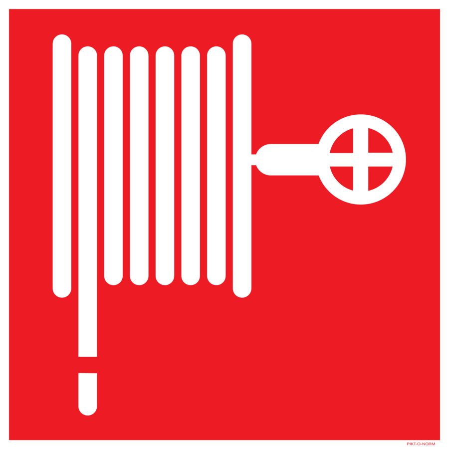 BORD PICTO HASPEL 500x500 FOND ROOD/AFB. WIT (809-332509)