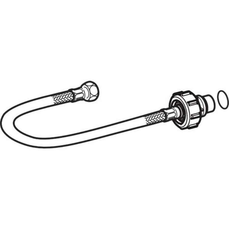Pantserslang type 383  inbouwreservoir DN=8 L=30cm G=3/8″