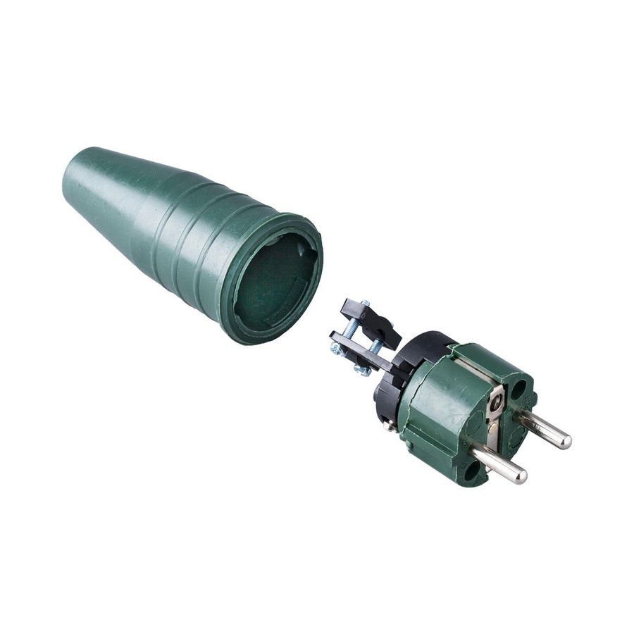 Volrubber contactstop 16A 250V bus/randaarde geheel VVE=100