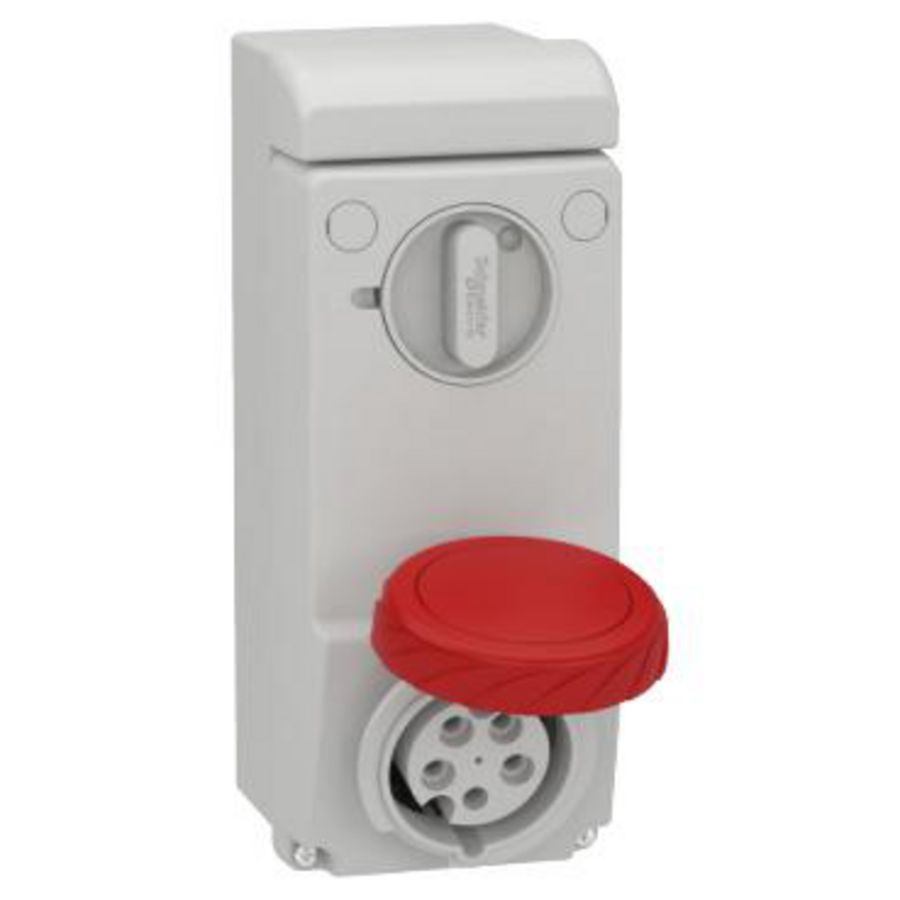 Contactdoos Vergrendelbaar 3P+N+A 16A 380-415V AC 6h IP6 PratiKa