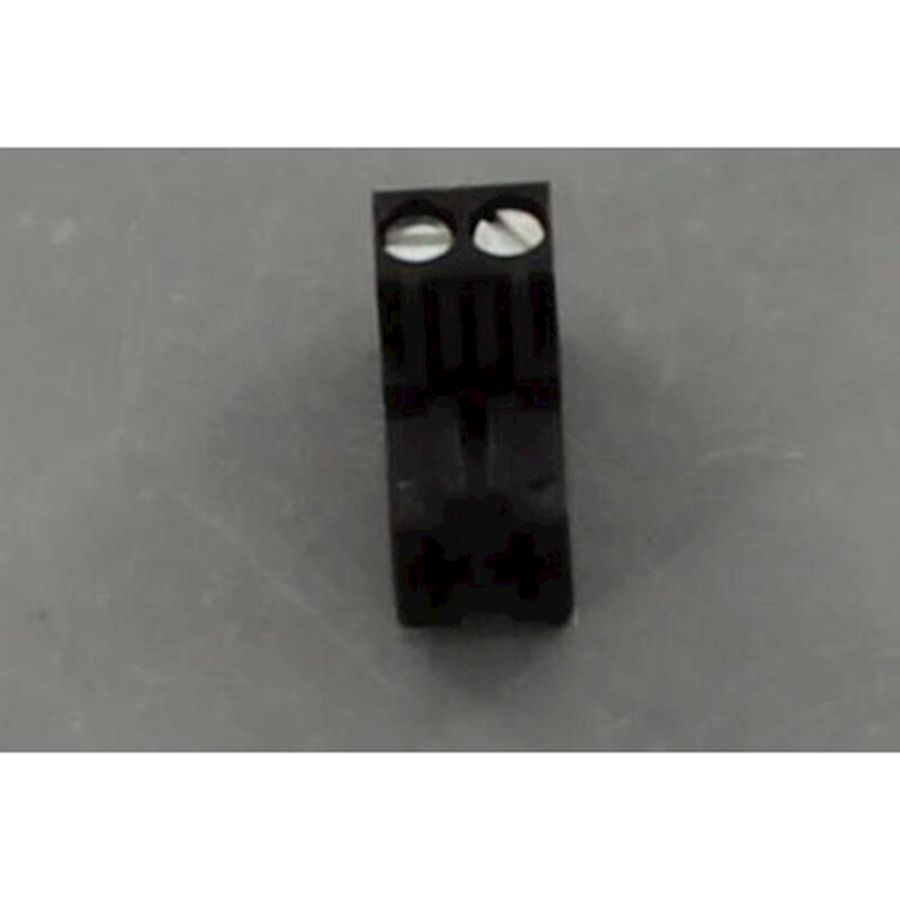 Stekker 2-polig zwart S4320500