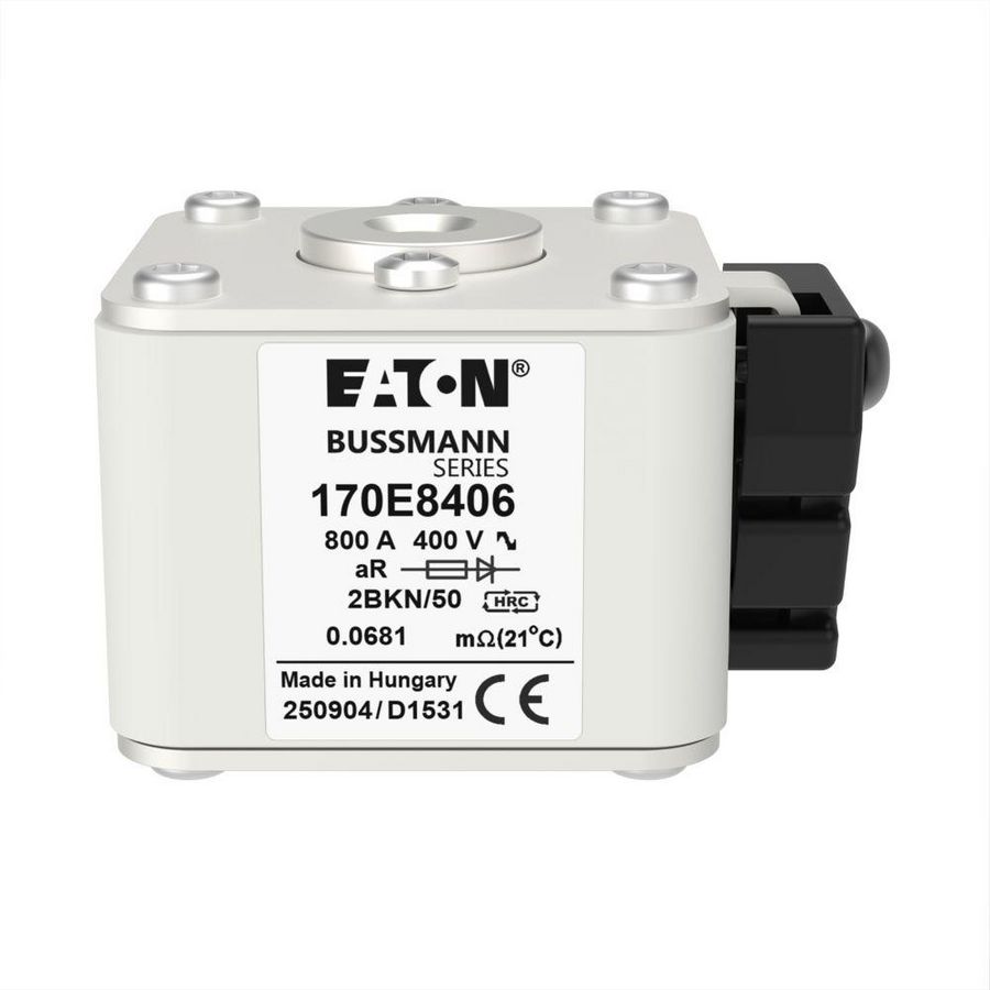 Zekering hoge snelheid 800A AC 400V 2 aR IEC K indi VVE=6
