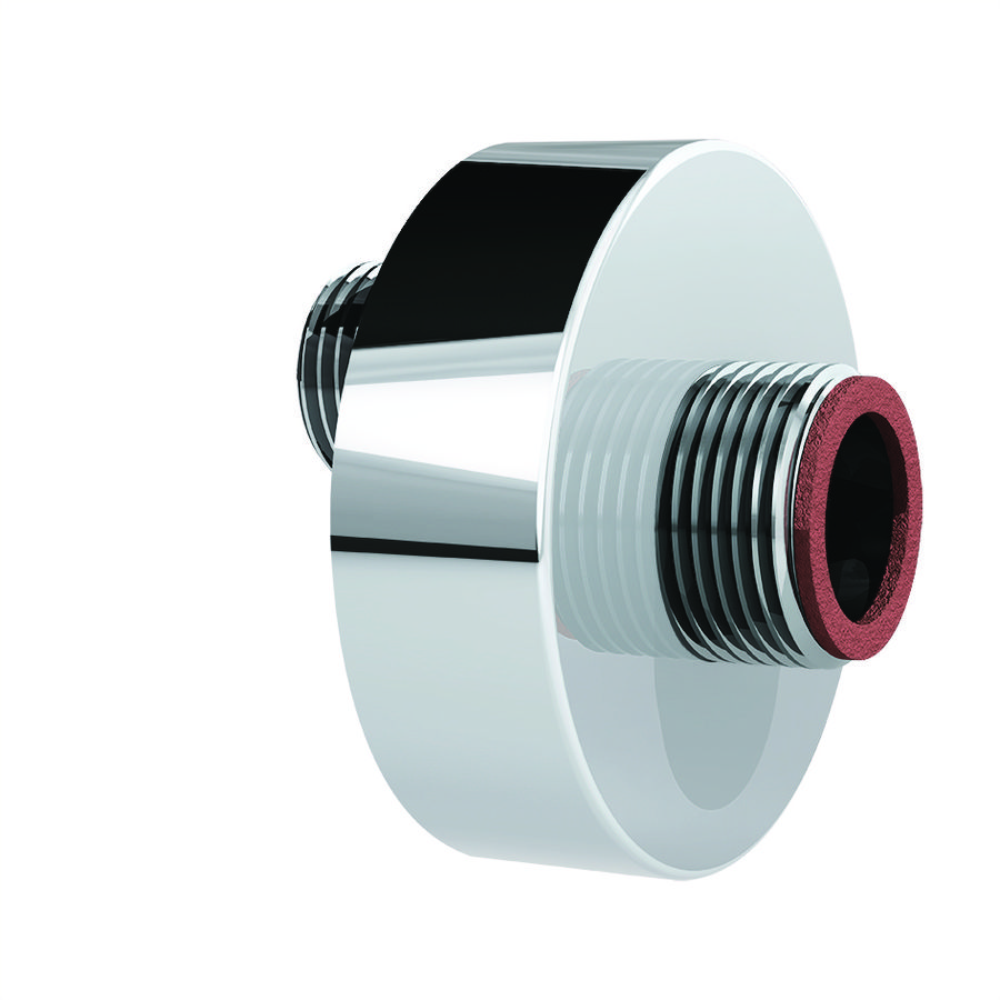 S-koppeling M1/2" M3/4" onder rozet asafstand 11mm set 2st.